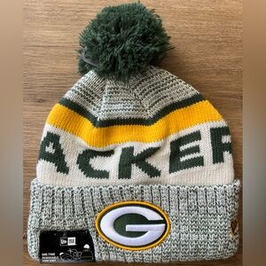 New Era Greenbay Packers Green and Yellow Unisex Beanie NFL